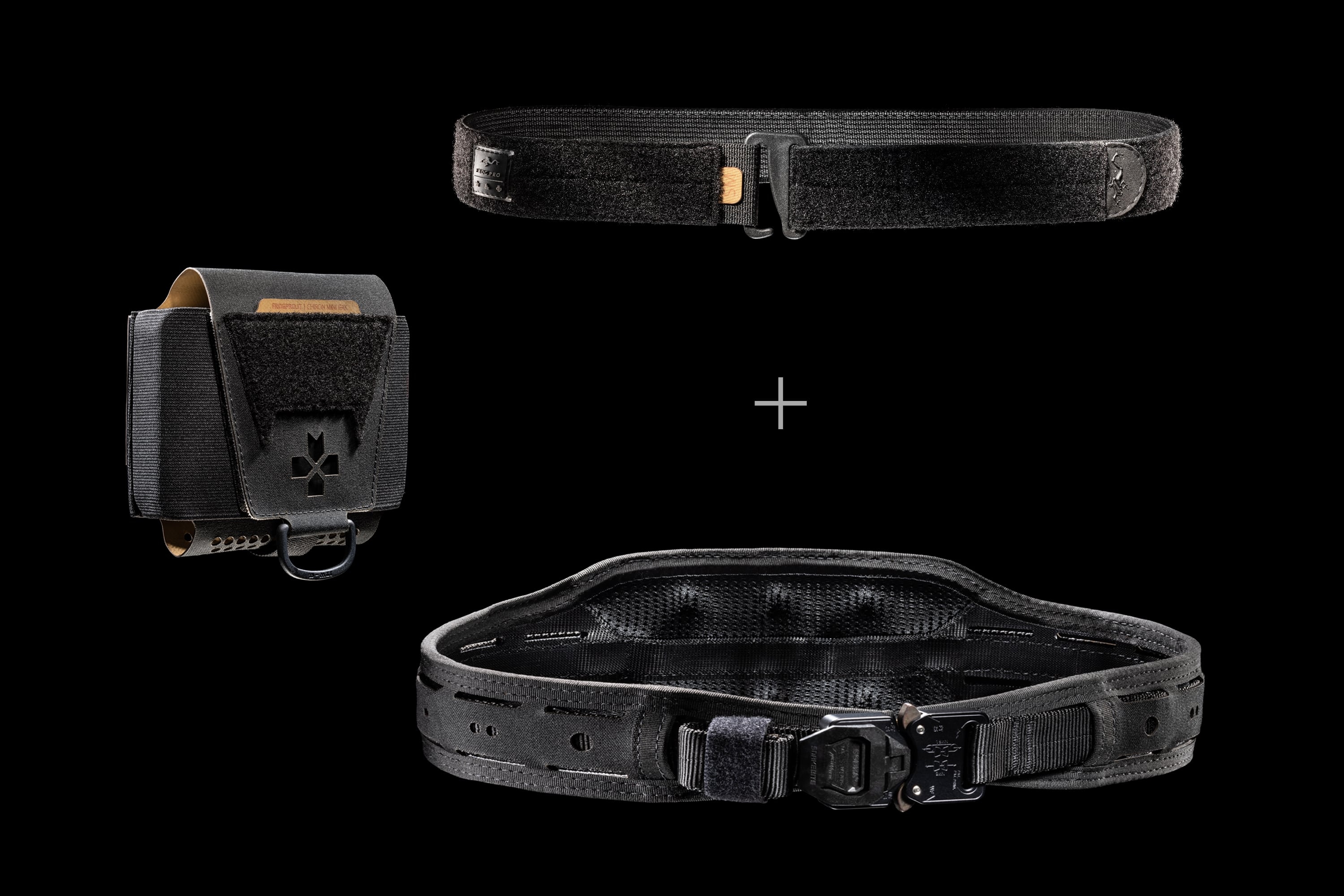 BLACK. Monte Cervino Belt Kit